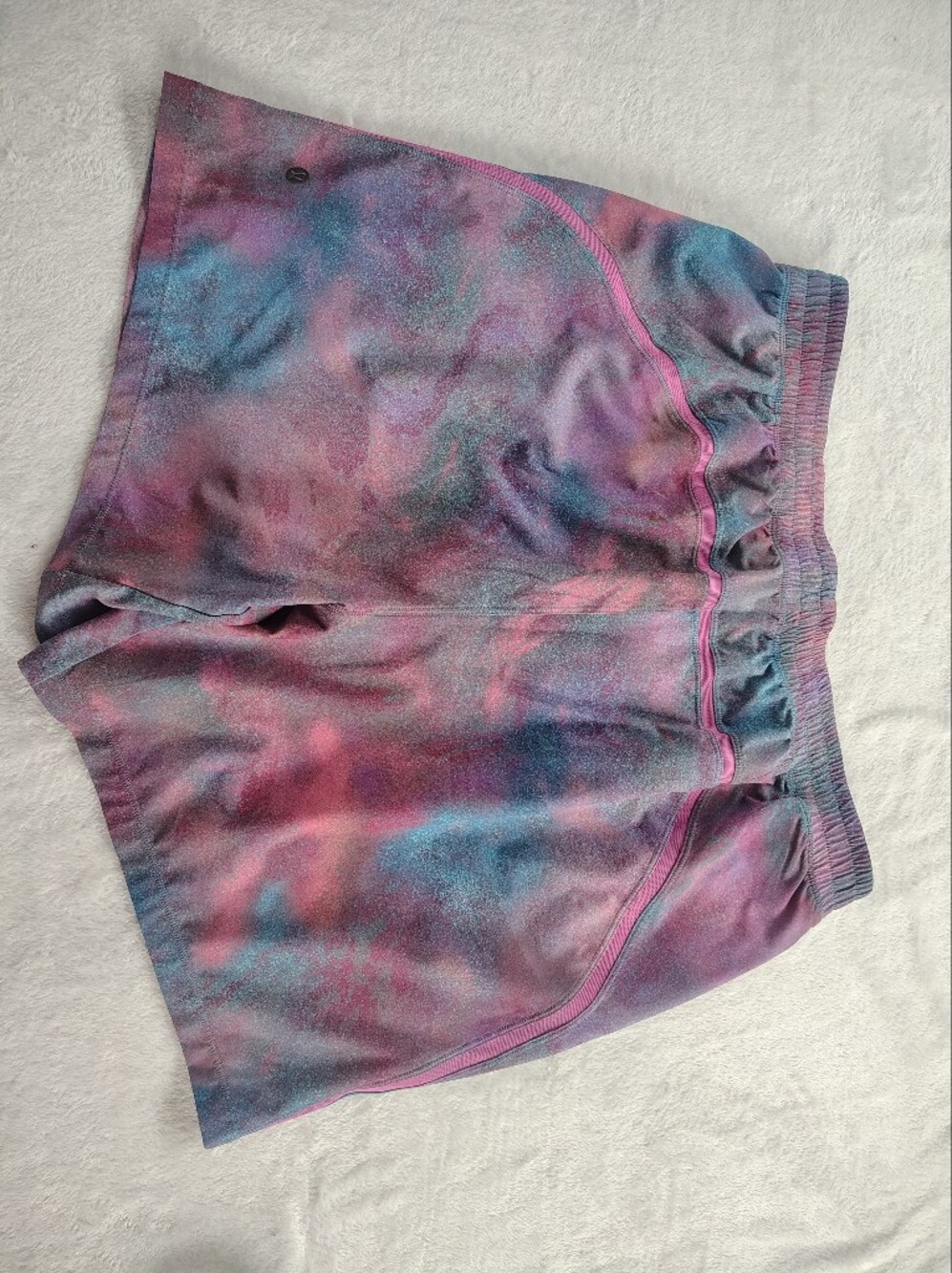 Men’s Tie-Dye Lululemon Shorts - Pink & Blue - Picture 2 of 12